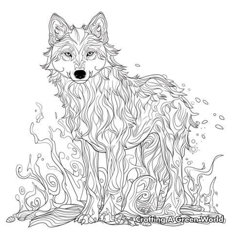 Mythical Wolf Coloring Pages