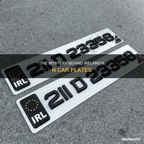 N Sticker Car Ireland