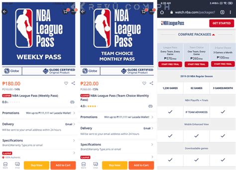 NBA League Pass packages