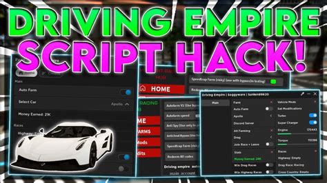 NEW BEST Driving Empire Script Roblox Auto Farm GUI (2023 