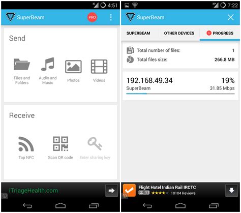 Transfer data menggunakan NFC