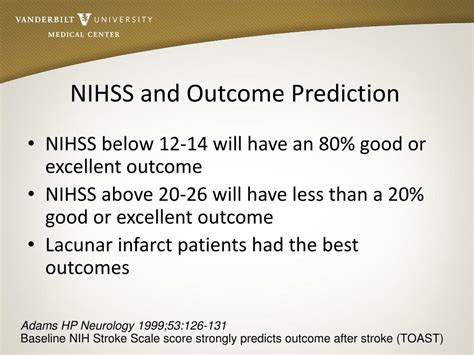 NIHSS 8 QAS Outcome Prediction