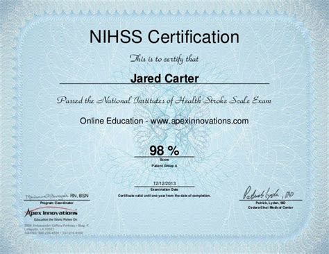 NIHSS Free Course Modules