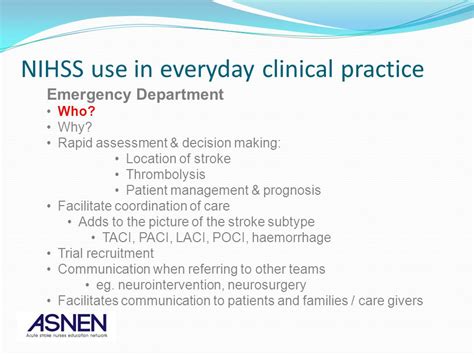 NIHSS in Clinical Decision-Making: A Guiding Force