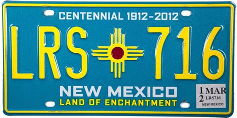 NM License Plate Registration