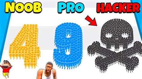 NOOB vs PRO vs HACKER in NUMBER CROWD with CHOP 