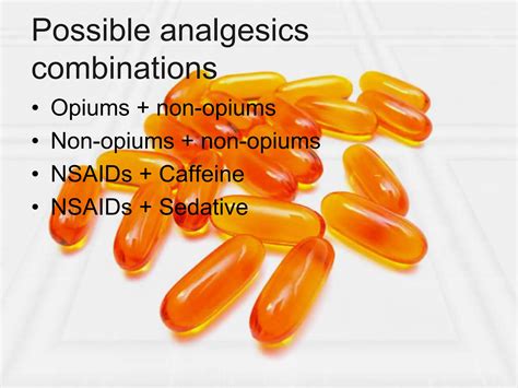 NSAIDs and Caffeine Combination