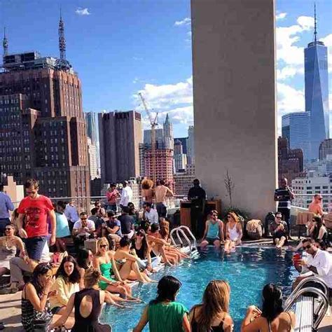 NYC Rooftop Pool Party
