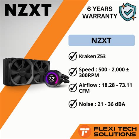 NZXT Kraken Z53 tech specs