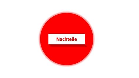 Nachteile