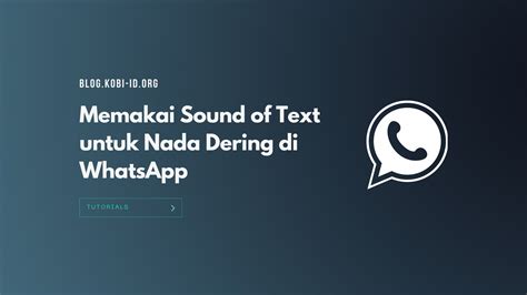 Nada Dering WhatsApp Indonesia
