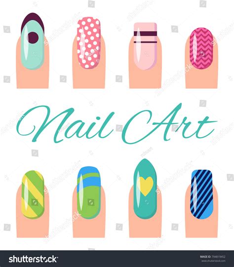 Nail Art Collection Poster Different