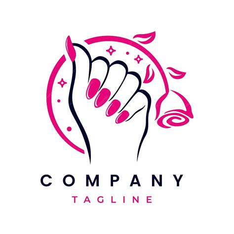 Nail Art Logo Design