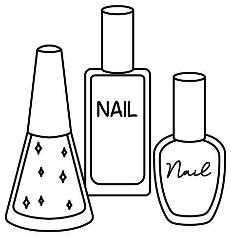 Nail Polish Coloring Pages