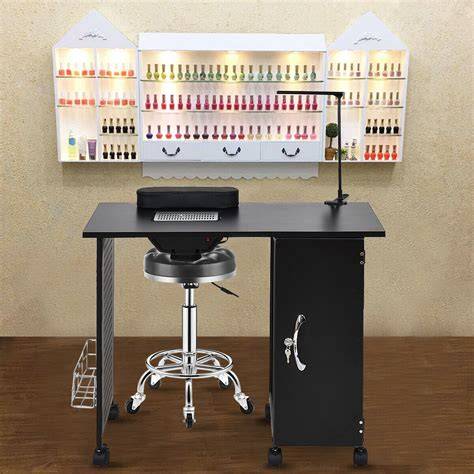 Nail Salon Table With Vent