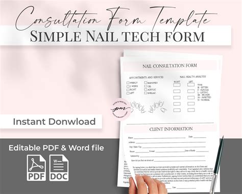 Nail Tech Templates