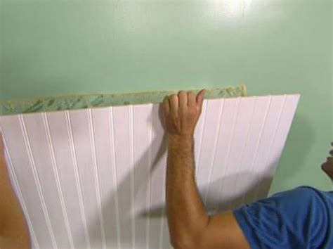 Nail or Glue the Beadboard