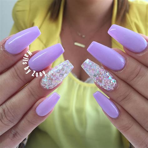 Spectacular Purple Acrylic Nails Art Designs For 2018 Fashionre