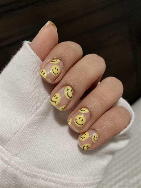 Nails Aesthetic Happy Face: A Trending Nail Art For 2023