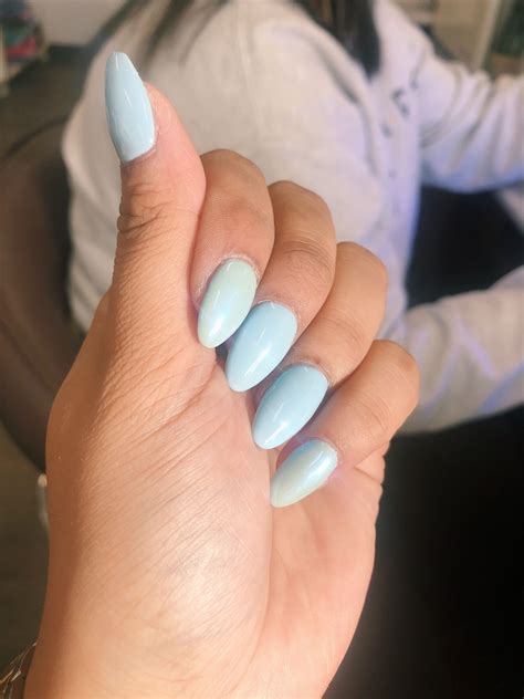 Nails Almond Blue Pastel: The Perfect Summer Hue