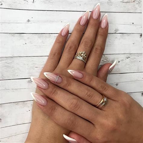 Nails Almond French Color: A Trending Style In 2023