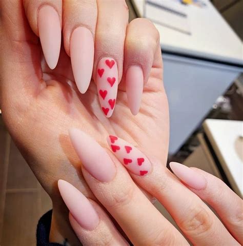 Nails Almond Heart: The Latest Trend In Nail Art!