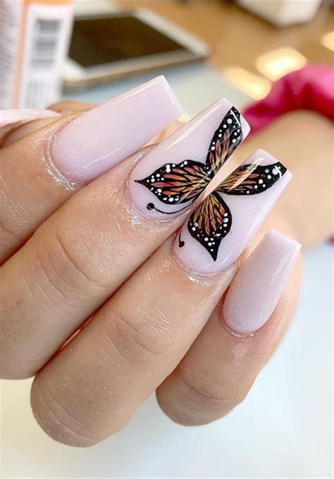 Nails Butterfly Brown: The Trendy Nail Art Of 2023