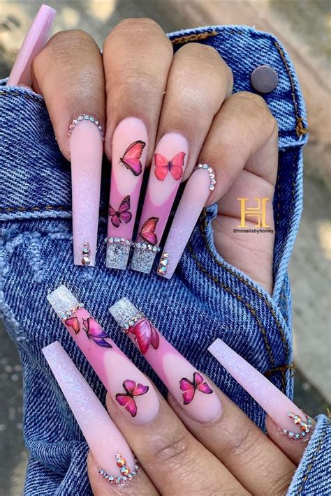 Nails Butterfly Coffin: The Latest Trend In Nail Art