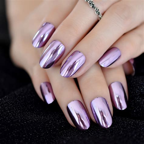 Nails Chrome Violet: A Trending Nail Color For 2023