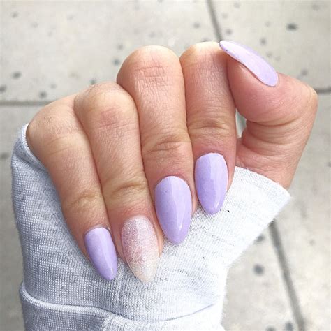 Lavender Lilac nails, Lilac nails design, Purple nails