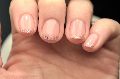 French with glitter Nails, Beauty, My style