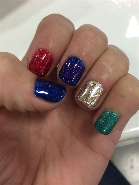 Nails Glitter Multicolor: Add Sparkle To Your Manicure