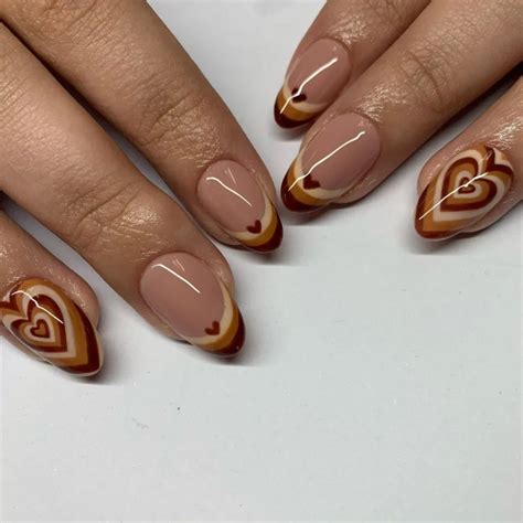Nails Heart Brown: The Latest Trend In Nail Art