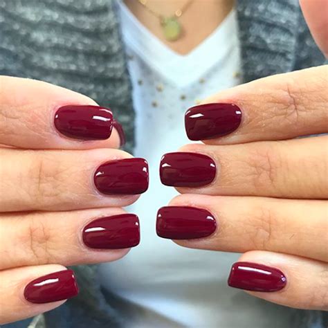 Nails Short Dark Red: The Trendy And Chic Look Of 2023