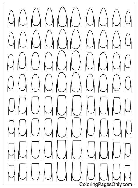 Nails Coloring Page