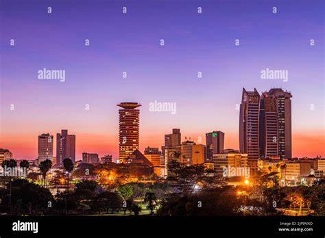 Nairobi Cityscape Night