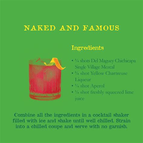 Naked And Famous Recipe