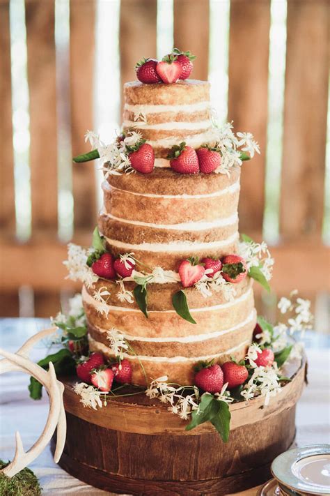 Naked Wedding Cake