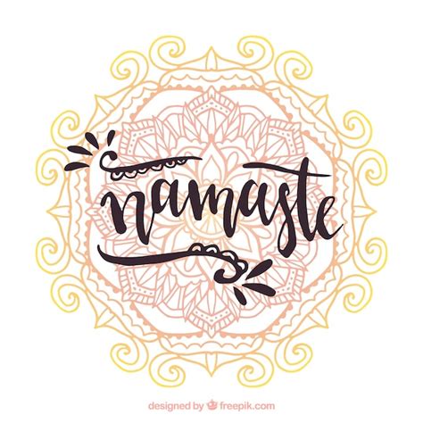 Discover the Serene Magic of Namaste Mandala SVG Free: Create Beautiful Crafts Effortlessly!