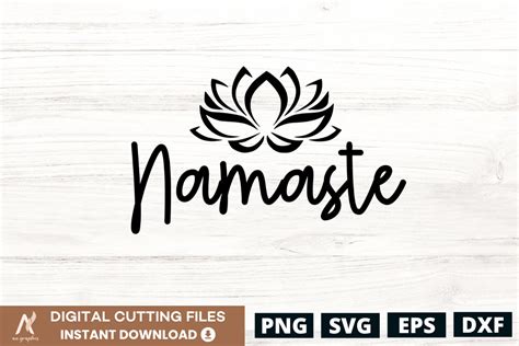 Namaste SVG: A Spiritually Inspired Collection of Stunning Vector Art for your Crafting Needs!