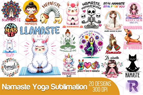 Download Namaste Yoga Bundle For Crafts