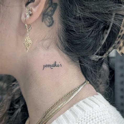 Name Neck Tattoos