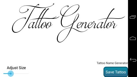 Tattoo Name Generator Design Free