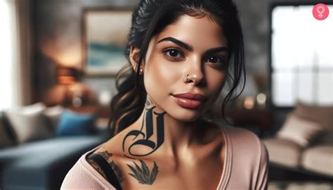 Name Tattooed On Neck