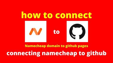 Namecheap Domain Github Pages