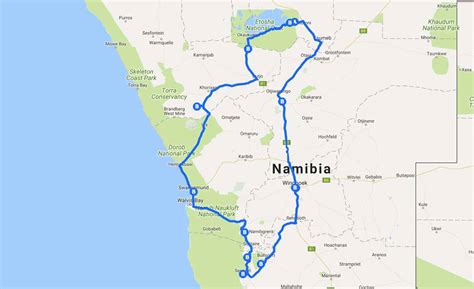 Namibia Itinerary