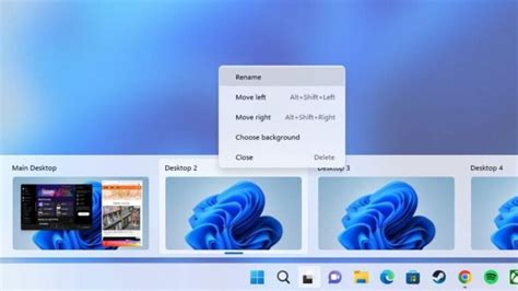 Naming or Renaming Virtual Desktops
