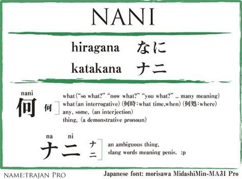 Nannichi in japanese