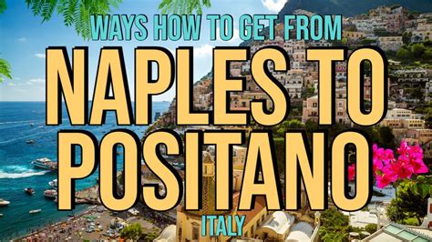 Naples to Positano Alternatives