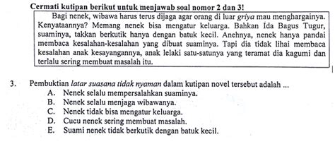 Narasi dan Unsur Intrinsik dalam Soal Ujian Kelas 12 Bahasa Indonesia